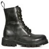 New Rock Boots New Rock Combat Boots M-NEWMILI084-S1