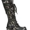 New Rock Boots Gothic Boots New Rock Ladies Knee Skull Boots M.1030-S1