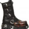 New Rock Boots Gothic Boots New Rock M.591X S1 Boots Red Flame