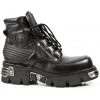 New Rock Boots Gothic Boots New Rock Metallic Collection Ankle Boots M.924-S1