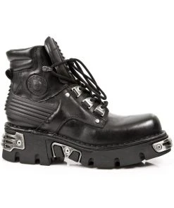 New Rock Boots Gothic Boots New Rock Metallic Collection Ankle Boots M.924-S1