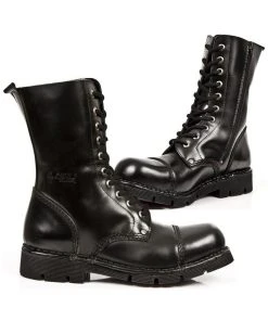 New Rock Boots New Rock Military Combat Boots M.NEWMILI10-S1 Gothic Boots