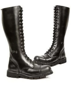 New Rock Boots New Rock Military Laced Boots M.NEWMILI19-S1