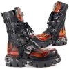 New Rock Boots Gothic Boots New Rock Flame Boots With Demon Skull M.107-S1