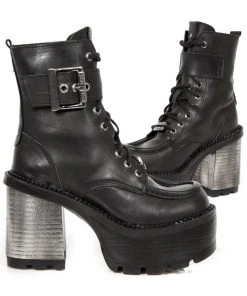 New Rock Boots New Rock Seventy Ladies Ankle Boots M.SEVE27-S1 UK9