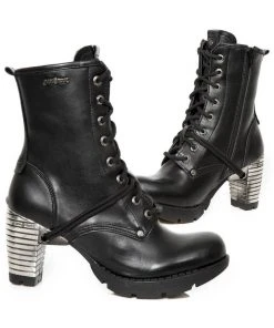 New Rock Boots New Rock Vegan Ankle Boots M.TR001-VS56