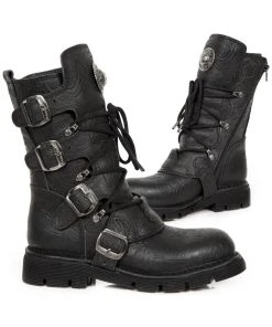 New Rock Boots Gothic Boots New Rock Vintage Flower Comfort Light Boots M.1473-S43