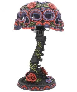 Nemesis Now Night Blooms Skull Lamp