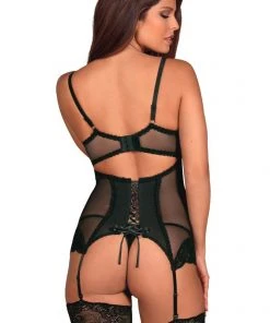Obsessive Amallie Basque And String All Lingerie