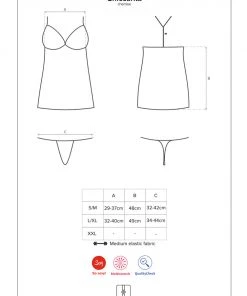 Obsessive Chiccanta Chemise Chemises, Nightwear