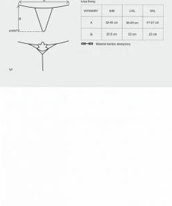 Panties And Bras Obsessive Luiza Thong Black