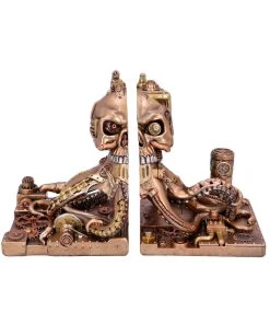 Nemesis Now Octonium Steampunk Bookends Steampunk Homeware