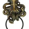 Gothic Gifts Steampunk Homeware Octopus Door Knocker