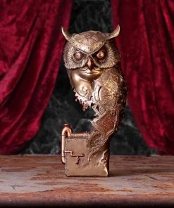 Nemesis Now Ohm Owl Steampunk Owl Figurine Steampunk Homeware