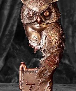 Nemesis Now Ohm Owl Steampunk Owl Figurine Steampunk Homeware