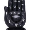 Nemesis Now Palmistry Backflow Incense Burner Black