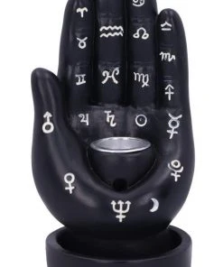 Nemesis Now Palmistry Backflow Incense Burner Black