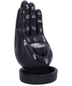 Nemesis Now Palmistry Backflow Incense Burner Black