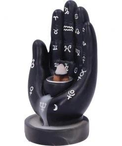 Nemesis Now Palmistry Backflow Incense Burner Black