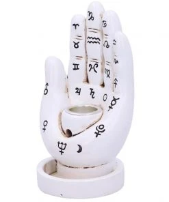 Nemesis Now All Homeware Palmistry Backflow Incense Burner White