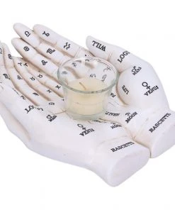 Nemesis Now Palmists Guide White Tealight Holder