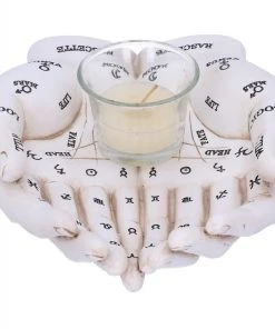 Nemesis Now Palmists Guide White Tealight Holder