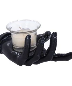 Nemesis Now Palmist's Prediction Black Tealight Holder