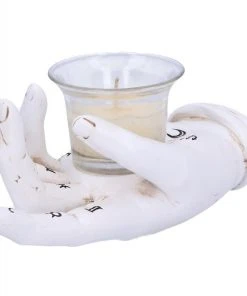 Nemesis Now Palmist's Prediction White Tealight Holder