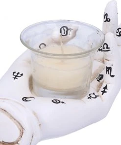 Nemesis Now Palmist's Prediction White Tealight Holder