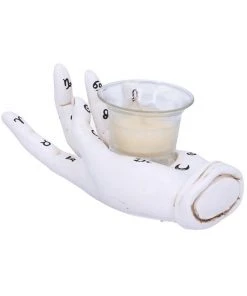 Nemesis Now Palmist's Prediction White Tealight Holder