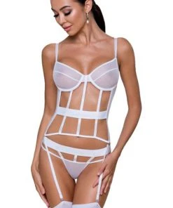 Passion Lingerie Passion Kyouka Corset White Lingerie Corsets