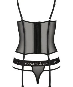 Passion Lingerie Lingerie Corsets Passion Kyouka Corset Black 13 Passion Lingerie Lingerie Corsets Passion Kyouka Corset Black