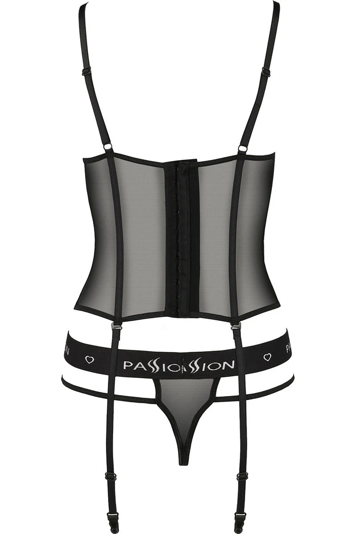 Passion Lingerie Lingerie Corsets Passion Kyouka Corset Black 8 Passion Lingerie Lingerie Corsets Passion Kyouka Corset Black