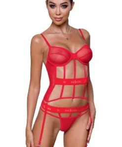 Passion Lingerie Passion Kyouka Corset Red