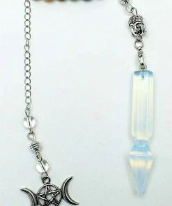 Alternative Gifts Crystal Balls / Pendulums Pendulum Triple Moon Opalite