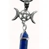 Alternative Gifts Triple Moon Lapis Wand Pendant All Jewellery 2 Alternative Gifts Triple Moon Lapis Wand Pendant All Jewellery