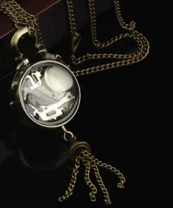 Pocketwatches Domed Pivoting Steampunk Necklace Watch