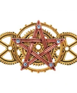 Steampunk Jewellery Penta Meridia Brooch. Steampunk Engineerium By Anne Stokes EN9