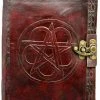 Nemesis Now Pentagram Leather Embossed Journal With Lock