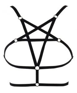 Gothic Accessories Gothic Pentagram Body Harness 11 Gothic Accessories Gothic Pentagram Body Harness