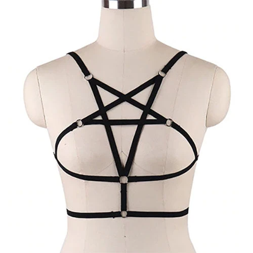 Gothic Accessories Gothic Pentagram Body Harness 6 Gothic Accessories Gothic Pentagram Body Harness