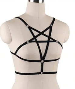Gothic Accessories Gothic Pentagram Body Harness 13 Gothic Accessories Gothic Pentagram Body Harness
