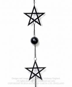 Alchemy Gothic Garden Alchemy Pentagram Wind Chime