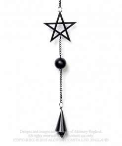 Alchemy Gothic Garden Alchemy Pentagram Wind Chime