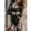 PetiteNoir Noir Handmade Petite Noir Body With Suspenders XL