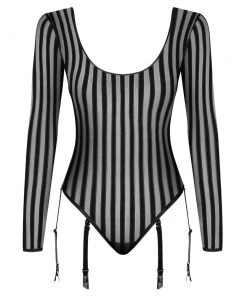 PetiteNoir Noir Handmade Petite Noir Body With Suspenders XL