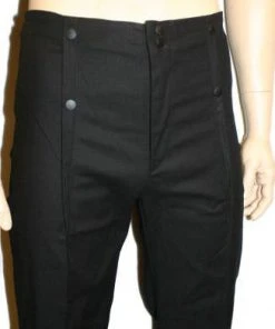 Phaze Emporium Steampunk Trousers Black (26-30) Mens Gothic Clothing