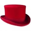 Euro Accessories Red Top Hat