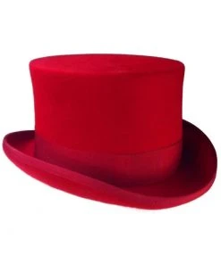 Euro Accessories Red Top Hat