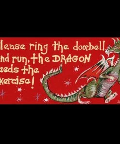 Something Different Please Ring The Doorbell And Run Smiley Magnet Sale